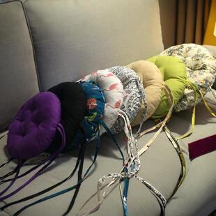 松紧带坐垫薄团现代圆石凳垫子椅子垫户外泡泡棉加厚板凳垫简约