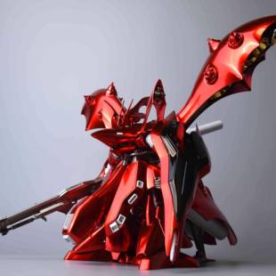 异星电镀 HG HGUC1/144 夜莺 法拉利红版本 夜莺特殊涂层版