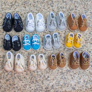 现货棉花娃娃鞋子20厘米15cm潮款玩具鞋百搭休闲鞋男娃女娃玩偶用