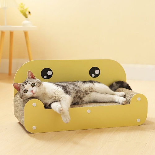 猫抓板躺椅猫窝沙发磨爪耐磨不易掉屑玩睡一体猫猫玩具