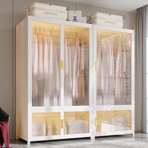 钢制组装衣柜家用卧室出租房