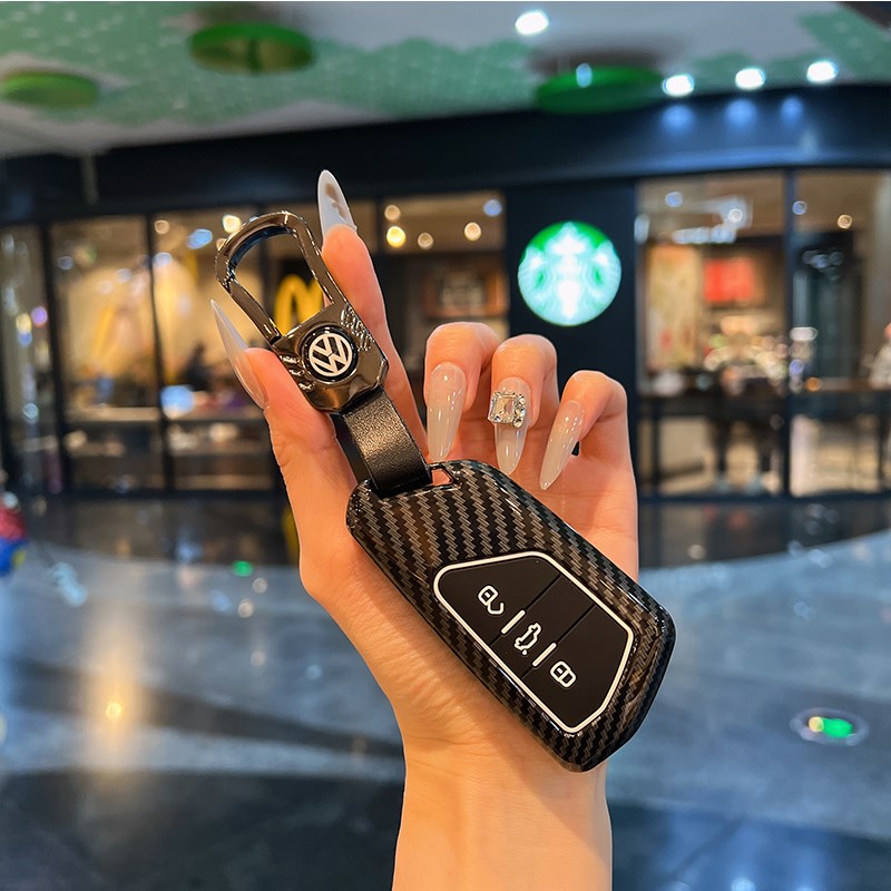 大众高尔夫8钥匙套id4x揽巡凌渡L揽境id3威然扣id6途昂YX/pro壳