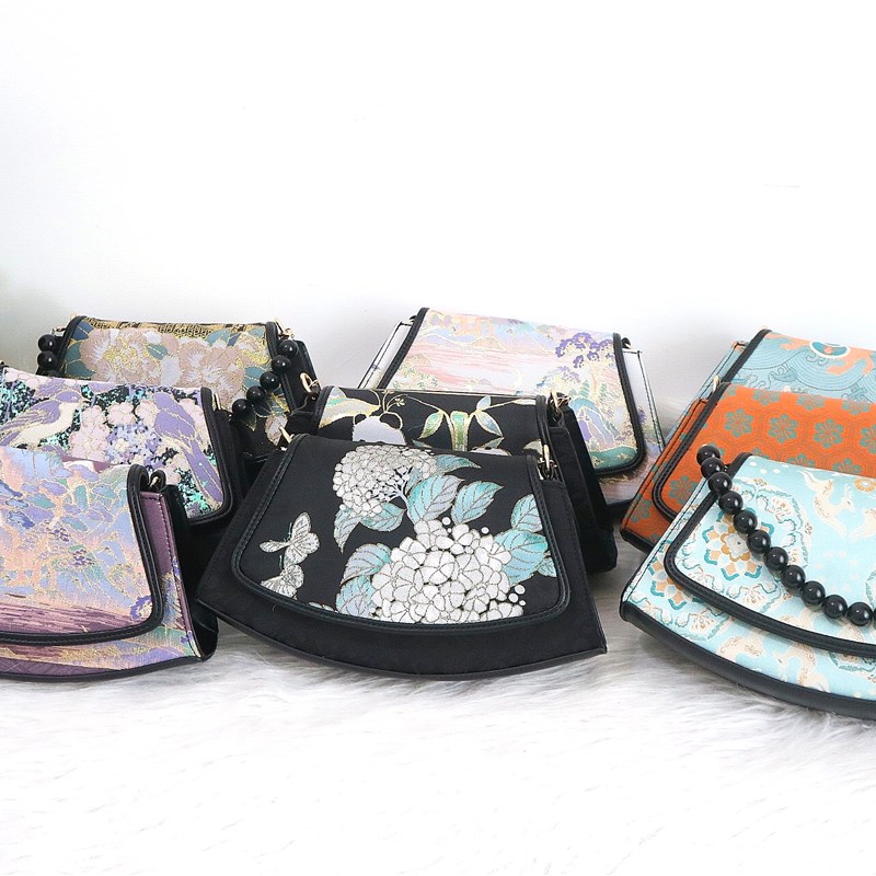 新中式国风扇形小方包汉服包旗袍包日常百搭款包包斜挎手提单肩包