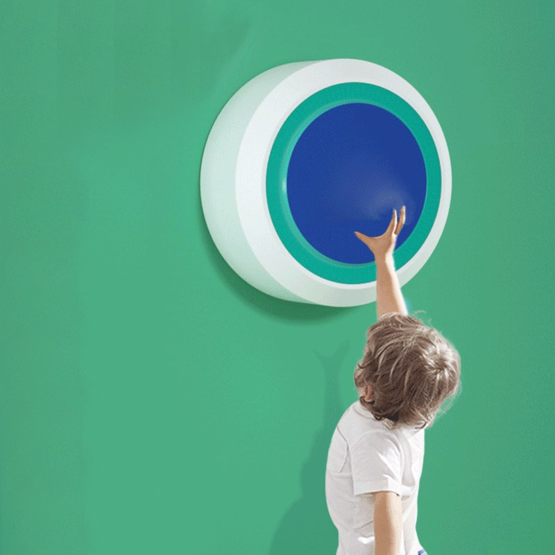 青少年感应发光训练器材摸高儿童语音计数器2022TT9蓝色感应发光