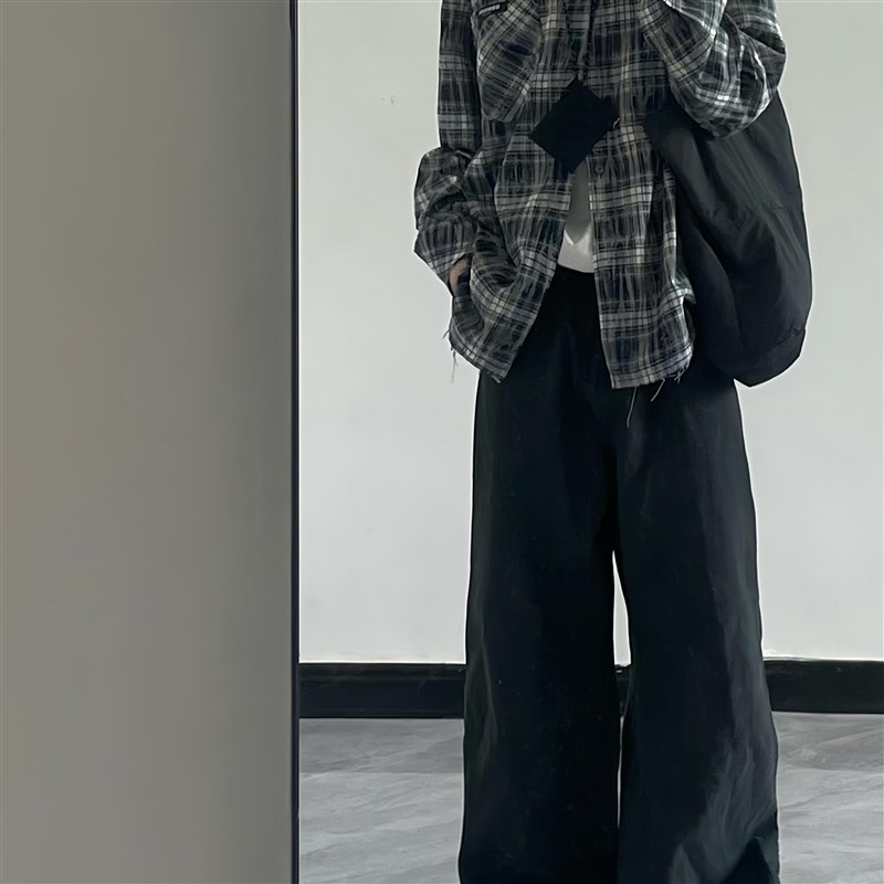 男装高级感日系夹克外套一整套休闲套装男生2024新款潮牌工装裤男