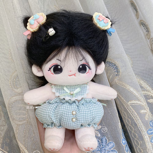 娃衣20cm15cm10cm现货面包裤口水巾棉花娃娃裤子可爱毛绒公仔配饰