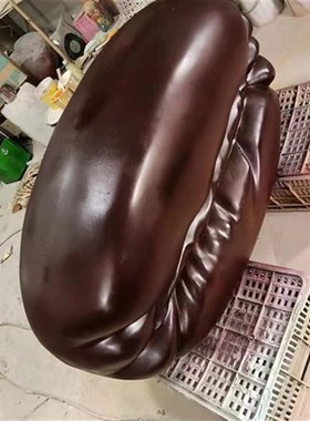 现代创意网红咖啡豆定制r模型玻璃钢雕塑店铺门头招牌灯箱装饰摆