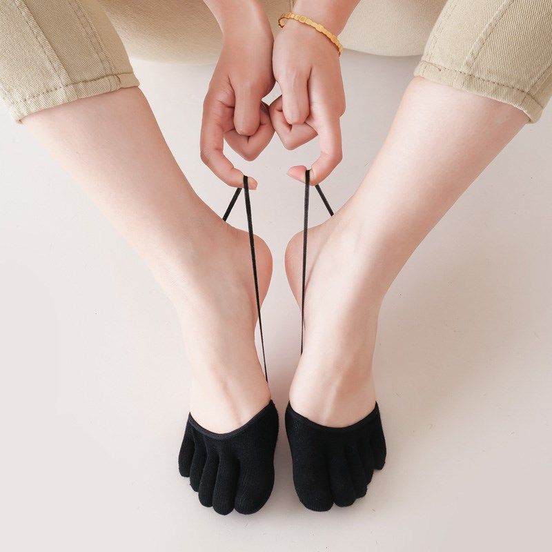 袜子女五指袜棉袜吊带袜夏天薄款棉垫分趾袜露趾春夏季吸汗隐形袜,女士内衣/男士内衣/家居服,船袜,淘宝优惠券,粉丝福利购,淘宝优惠卷