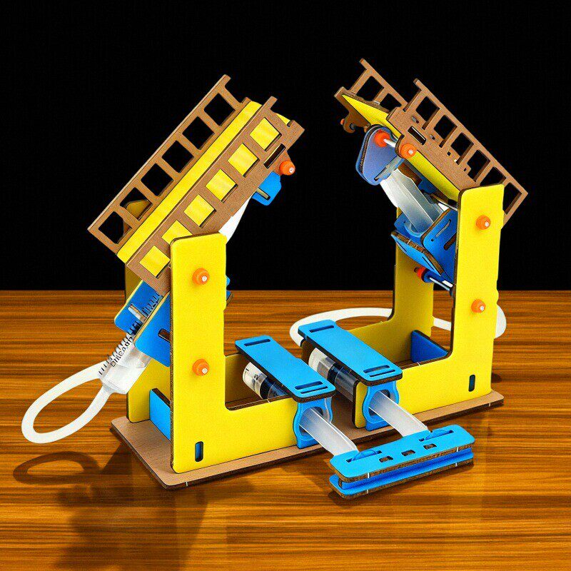 别样缘科技小制作手工diy材料包液压开合桥拼装模型科学教具 玩具,玩具/童车/益智/积木/模型,空气动力玩具,淘宝优惠券,粉丝福利购,淘宝优惠卷