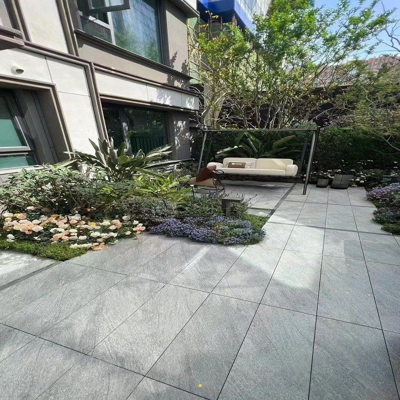 生态地铺石pc砖石英砖仿石砖仿花岗岩瓷砖厚砖园林景观广场砖18mm