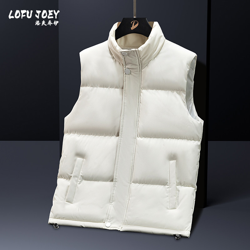 羽绒棉马甲男款2024新款秋冬季保暖背心男士马夹男式坎肩休闲外套