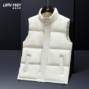 羽绒棉马甲男款2024新款秋冬季保暖背心男士马夹男式坎肩休闲外套