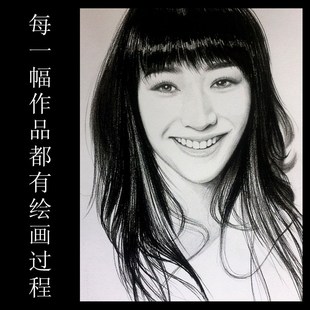 纯手绘人物画像素描肖像画照片画像定制代画素描头像订制铅笔素描