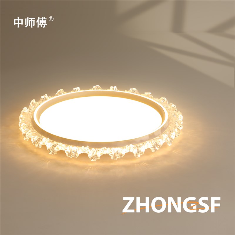 现代简约卧室灯轻奢高级感led吸顶灯智能客厅灯极简书Z房房间灯具