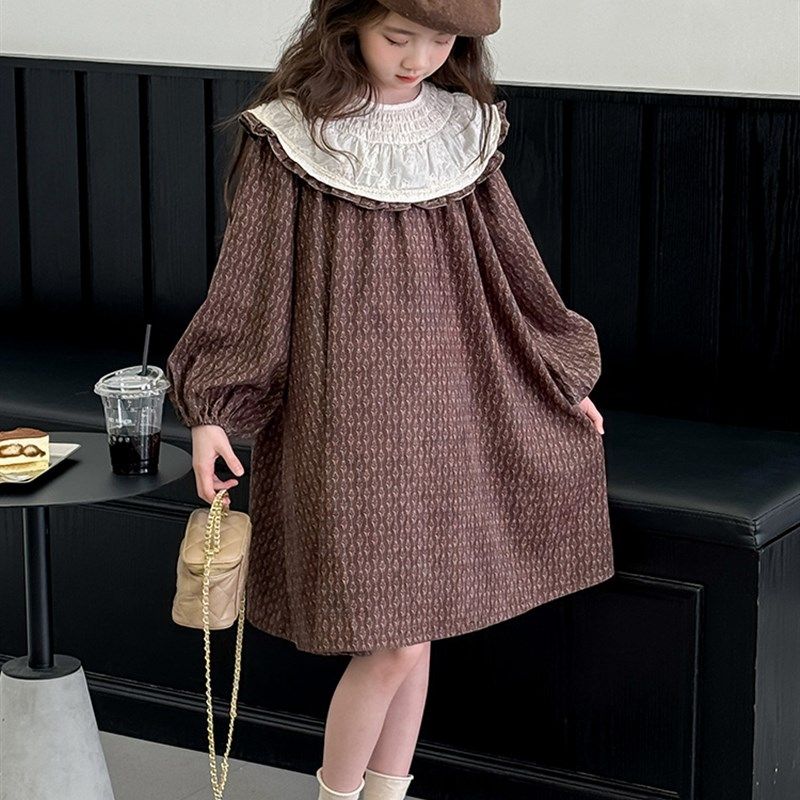 女童连衣裙春秋款2025新款洋气儿童秋季长袖公主裙小女孩早秋裙子,童装/婴儿装/亲子装,连衣裙,淘宝优惠券,粉丝福利购,淘宝优惠卷