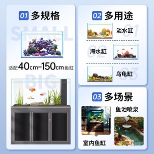 鱼缸循环水泵抽水泵潜水底吸泵小型家用过滤鱼池假山流水喷泉水泵