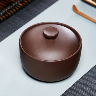 紫砂茶叶罐茶叶存储罐密封罐陶瓷普洱茶醒茶罐家用散茶收纳盒高端