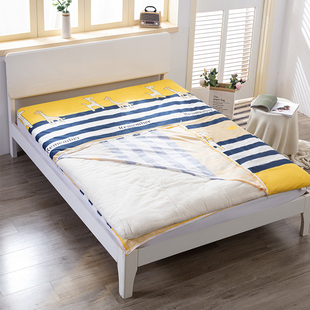 纯棉薄棕垫床笠全包拉链90x1v50x180x200全棉褥子套学生宿舍床垫