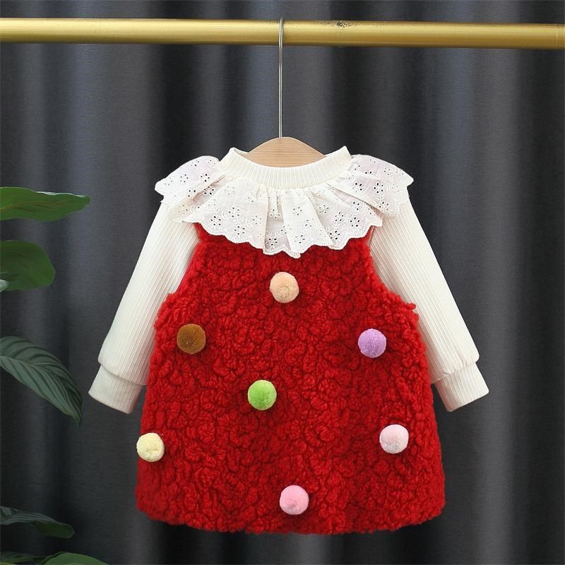 女童冬装加绒连衣裙婴儿衣服秋冬女宝宝两件套洋气小女孩厚款裙子,童装/婴儿装/亲子装,连衣裙,淘宝优惠券,粉丝福利购,淘宝优惠卷
