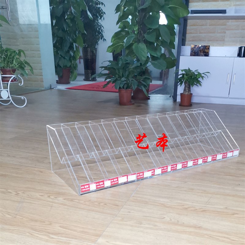 亚克力笔架c笔盘超市文具店钢笔架收纳陈列斜放中T性笔多功能收纳