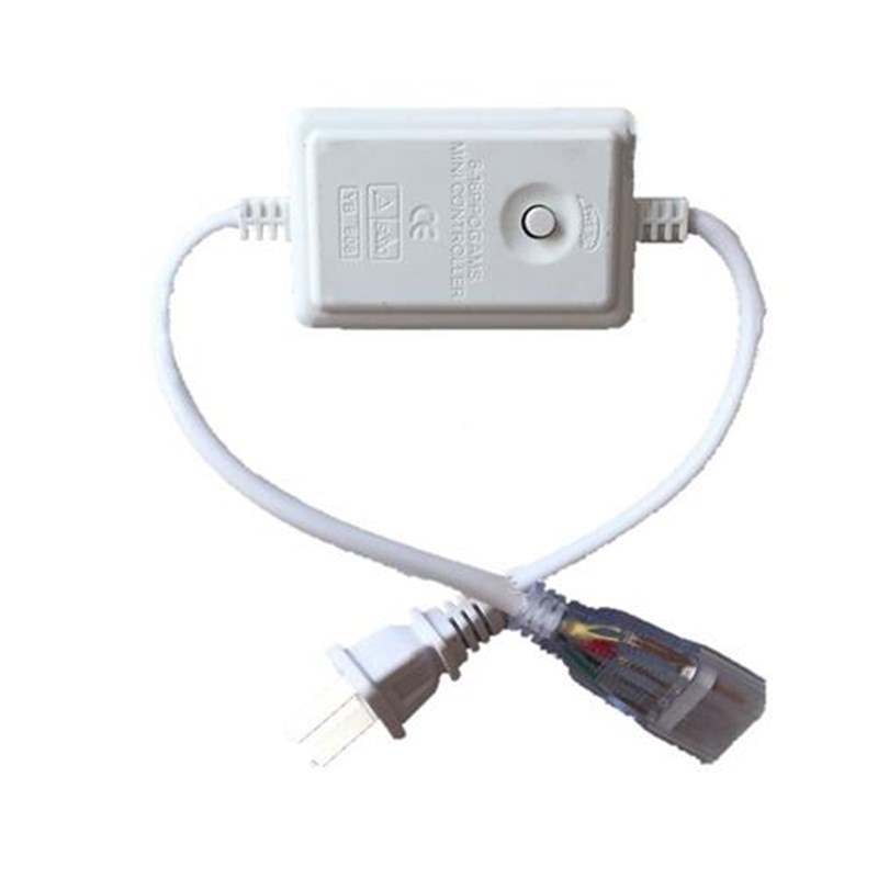 led灯带控制器插头220V防水镇流器二线三线四线彩灯X跑马灯具配件
