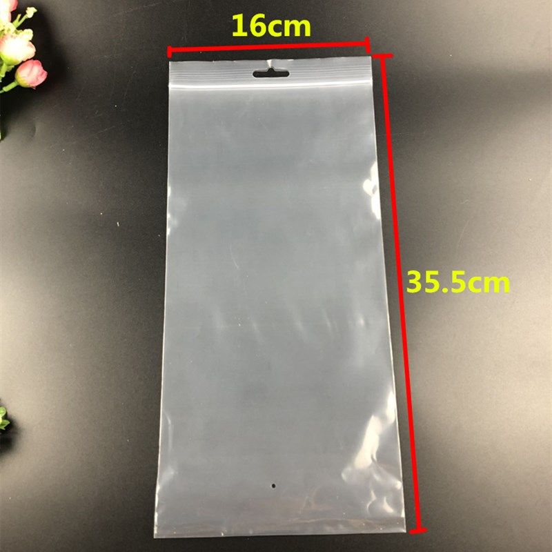 飞机孔自封袋16*35.5csm*16丝加厚透气孔封口袋 鞋垫包装袋100个