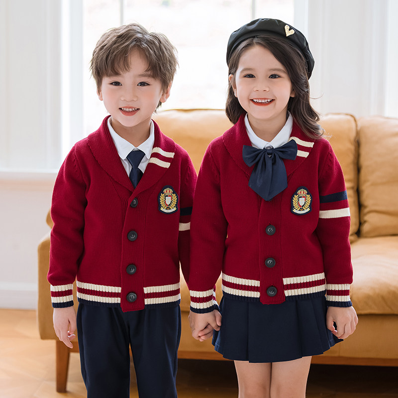 儿童大合唱团演出服装小学生幼儿园朗诵表演歌咏歌唱比赛秋冬开衫