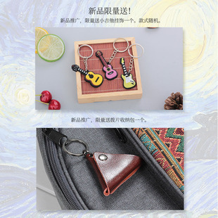 古典吉他包d41寸加厚防震防撞女生个性涂鸦36寸男39寸民谣吉他背