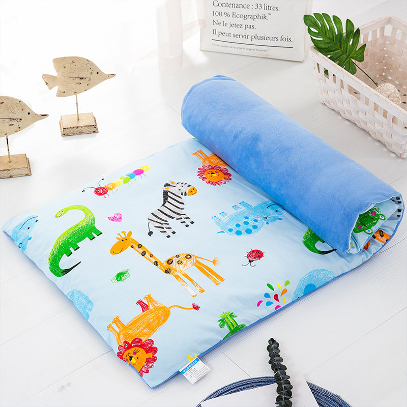 儿童床垫罩保护套全包纯棉幼儿园床z垫被套60x120x135床褥套子全