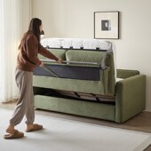 端沙发床科技布两用书房拆洗带床垫现代客厅