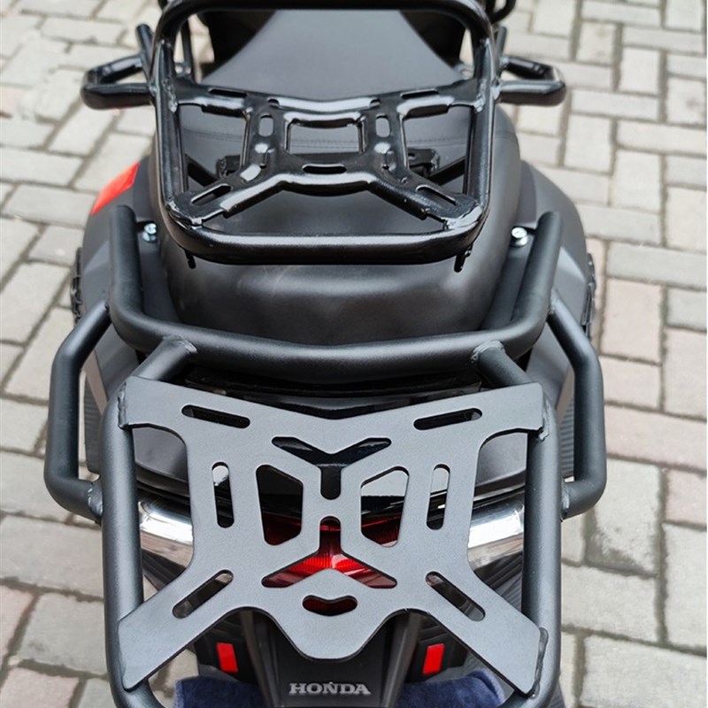 适用于本田裂行125尾架摩托车改装加厚高碳钢后货架踏板车尾箱架