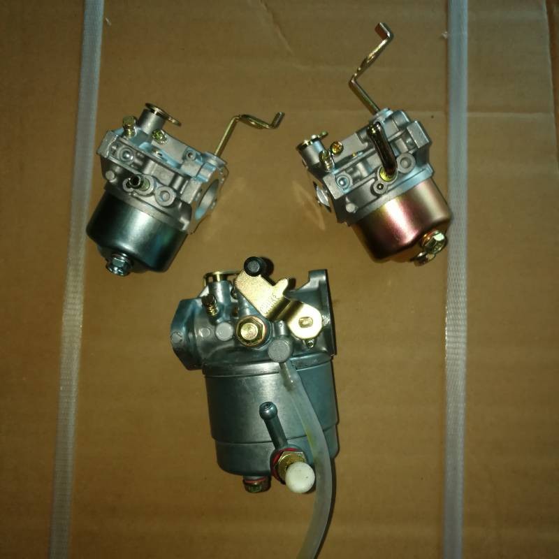 罗宾EY15/163 Ey20DC-3 /167F汽煤油发动机化油器 弯直管 白底盖