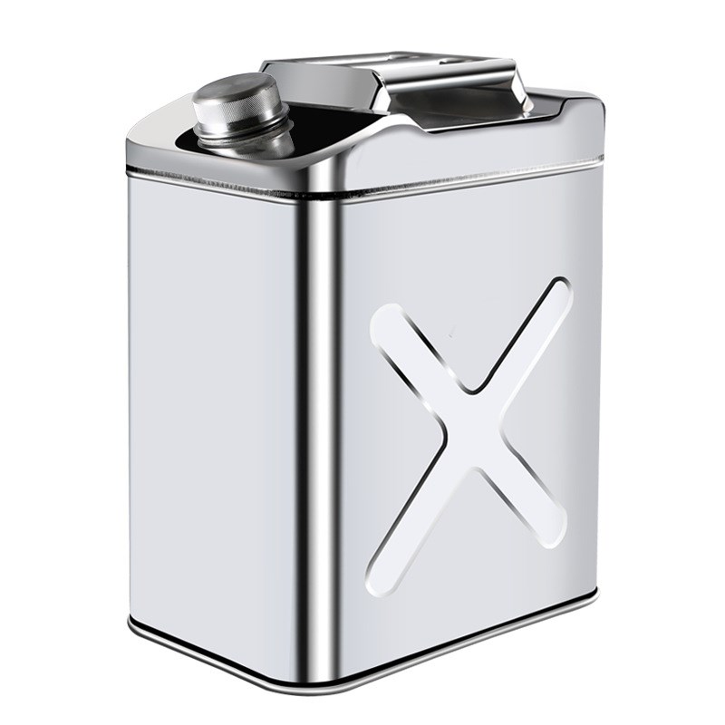 方形201不锈钢汽油桶加厚柴油壶10升20L30L40L50L60L汽车小加油桶