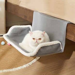 通用窗边挂床悬挂猫床窗台阳台窗户猫.咪吊床宠 床边猫窝夏天四季