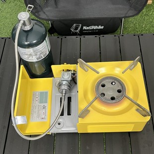 柯曼炉具转接头卡式炉转用丙烷罐自闭气延长管野营V炉头气罐转换