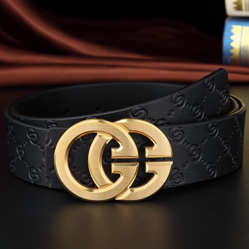 2023新款铜扣高级感皮带男款年轻人潮流轻奢风不锈钢真皮牛皮腰带