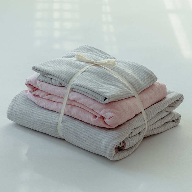 日式A类天竺棉2米被罩150200被套单件纯棉床单1.8床笠款四件套