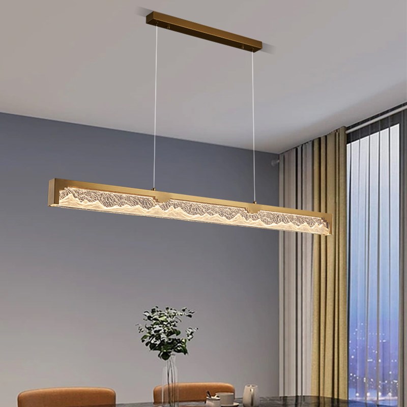 长条led吊灯轻奢简约梳妆台衣帽间餐厅工作室舞蹈室化妆间美容院