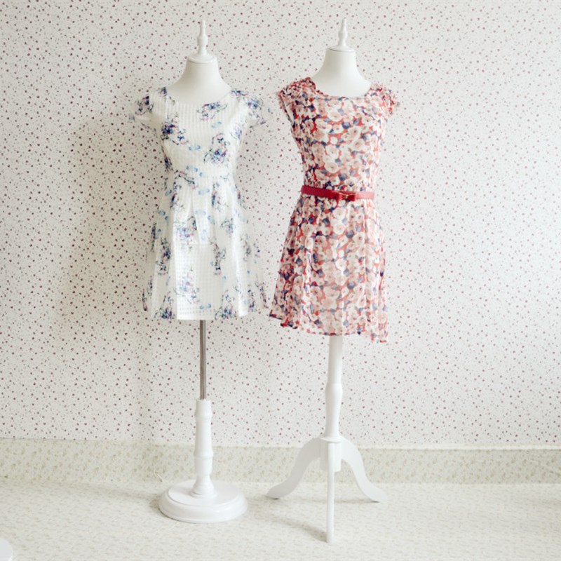 韩版女半身e模特道具女装店服装橱窗展示模特架白色包布拍照摄影