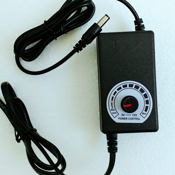 OCA除胶神器调速开关鼓风机调速器3V-12V/2A可调式开关电源适配器