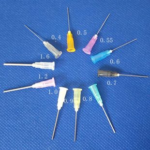 塑钢平头针1寸25mm 16G0.4 1.6卡口塑座不锈钢点胶针头 针咀