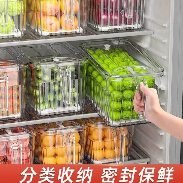冰箱收纳盒保鲜整理冷冻储物柜专用水果饺子鸡蛋食品级神器盒蔬菜