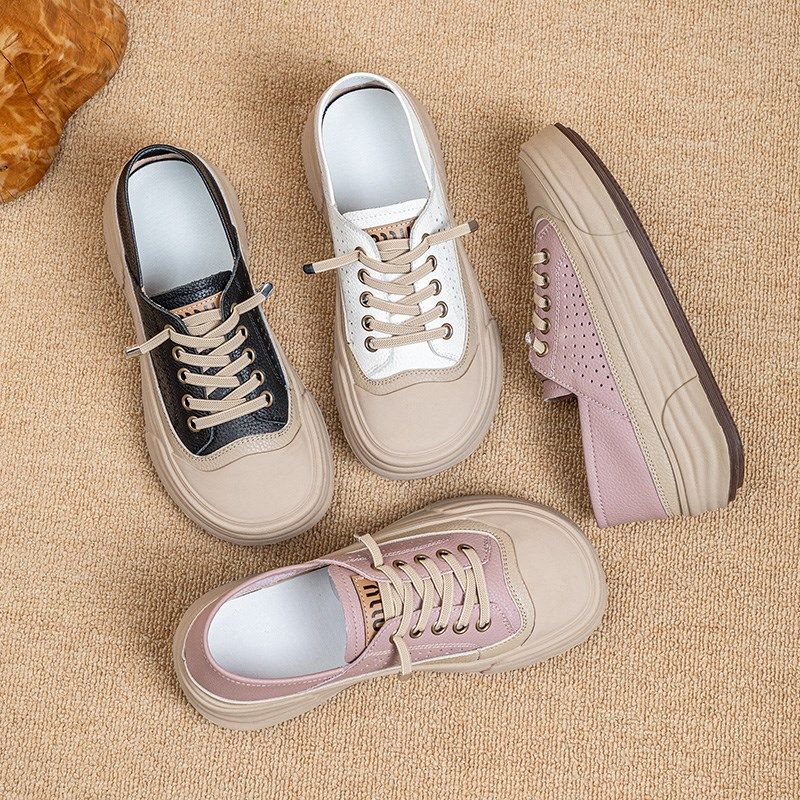 加宽大码女鞋41到43夏天u透气小白鞋女新款一脚蹬厚底休闲黑色板,女鞋,休闲板鞋,淘宝优惠券,粉丝福利购,淘宝优惠卷