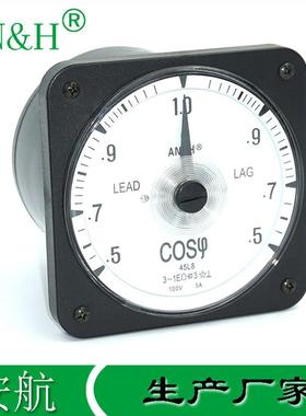 45L8功率因数表0.5-1.0-0.5COS45L92107相位表机车表