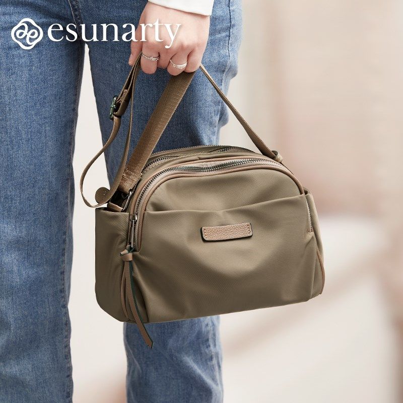 牛津布包包女士2025新款夏w天斜挎小包大容量休闲妈妈中年手提女