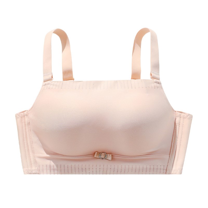 内衣女新款防走光抹胸小胸平胸C聚拢加厚6cm收副乳文胸罩