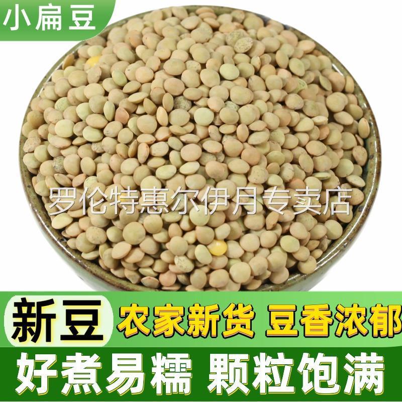 小扁豆500g金豌豆低脂健身五谷杂粮甘肃绿扁豆Lentils发豆芽兵豆