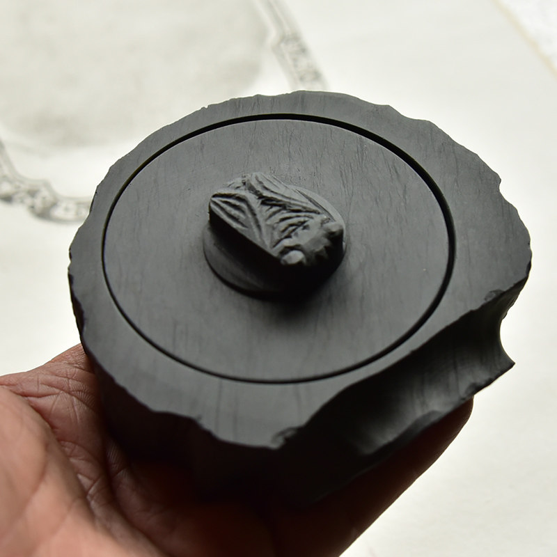 匠心砚台树桩砚搁毛笔 歙砚水波纹天然制作 手工雕刻带盖砚台 初,文具电教/文化用品/商务用品,文房四宝,淘宝优惠券,粉丝福利购,淘宝优惠卷