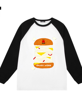 i.t GROUNDZERO韩系2025秋季新款卫衣拼接灰色长袖上衣