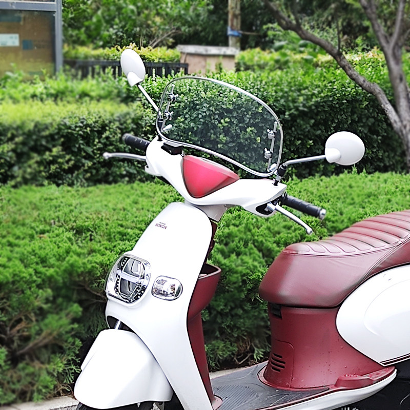 适用于本田塔帕100复古前挡风玻璃踏板车风挡改装挡风板挡雨板